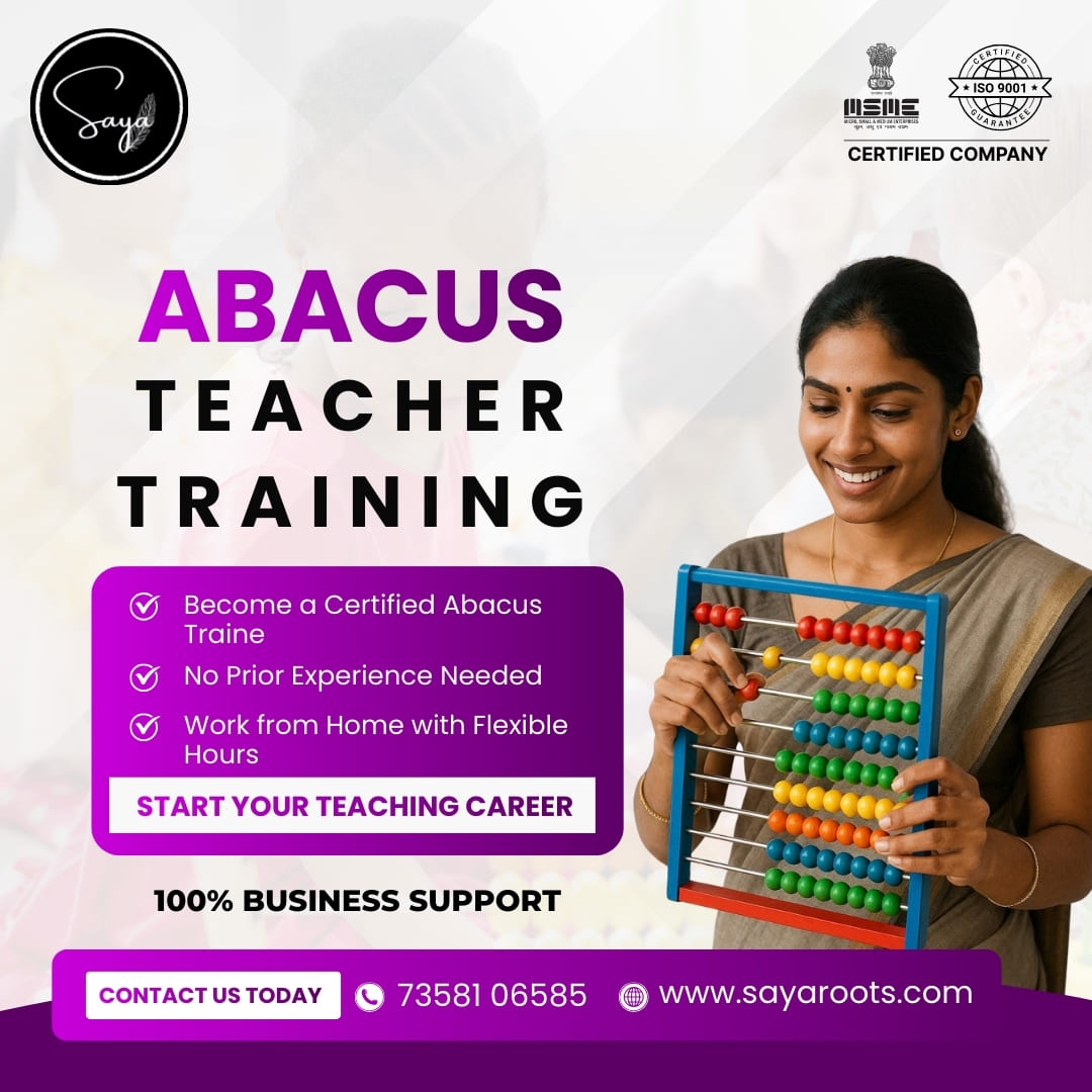 Abacus Teacher Training Course With Certification
