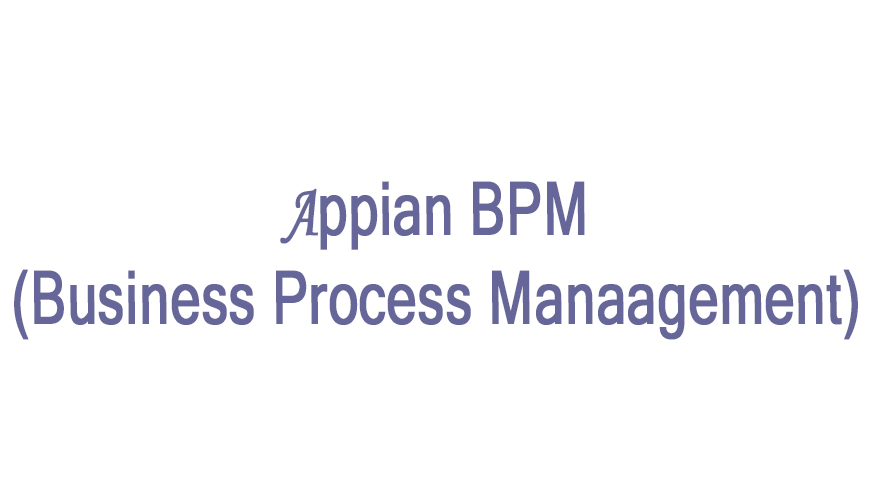 Appian Bpm  Professional Certification & Training From India