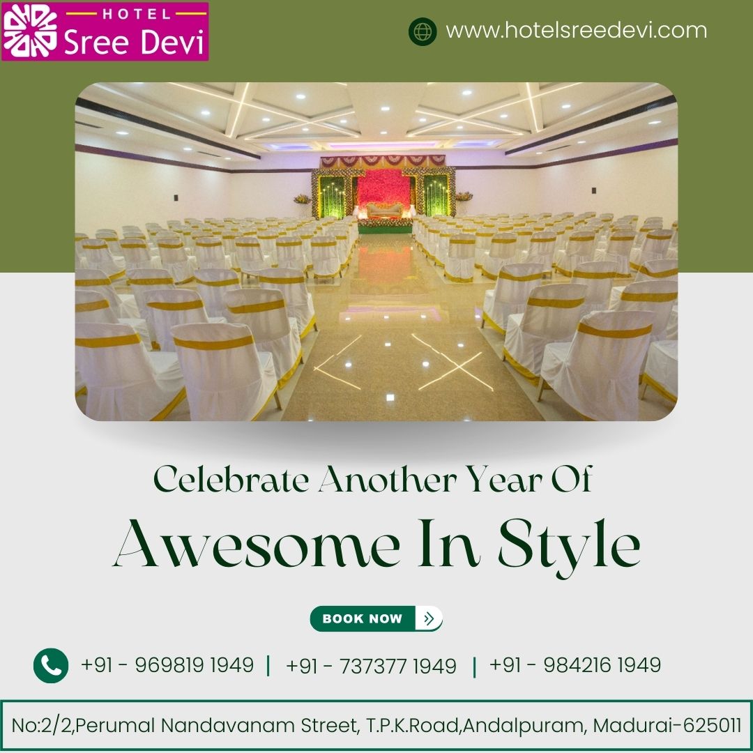 Hotel Sreedevi - The Best Ac Banquet Halls In Madurai