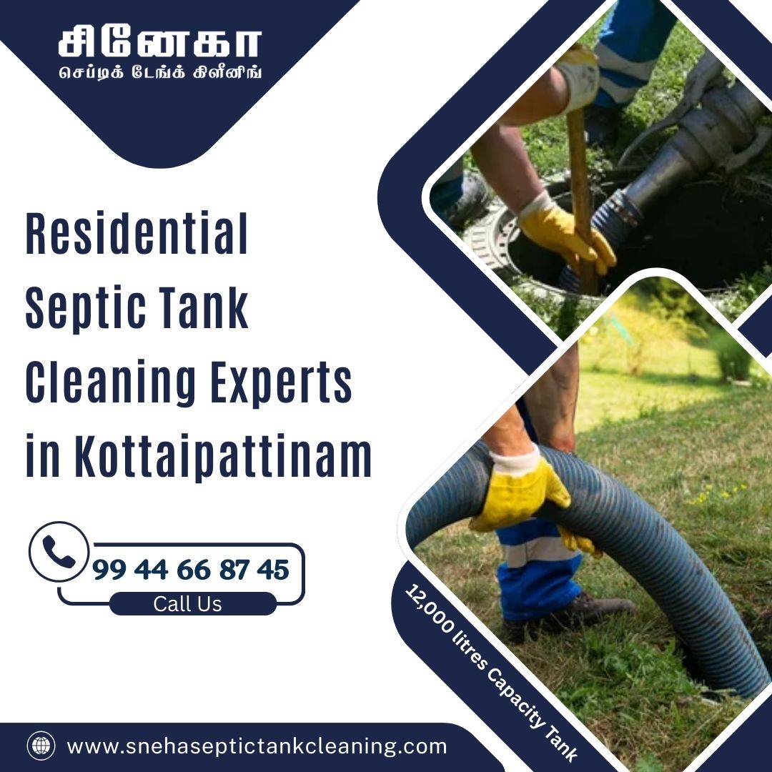 Residential Septic Tank Cleaning Services In Kottaipattinam