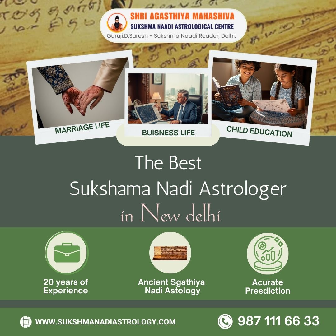 The Best Sukshama Nadi Astrologer In New Delhi