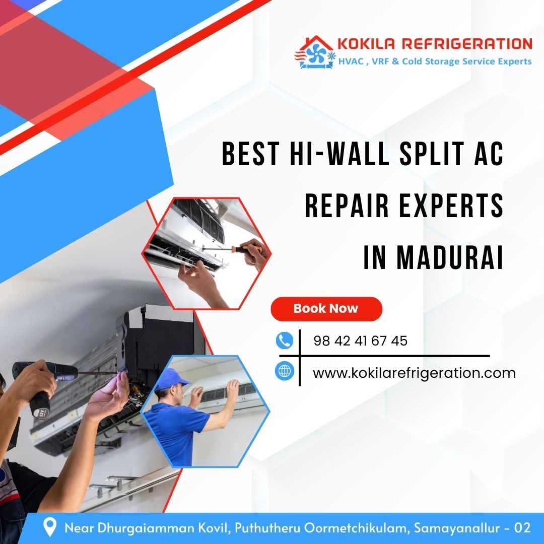 Best Hi-wall Split Ac Repair Experts In Madurai