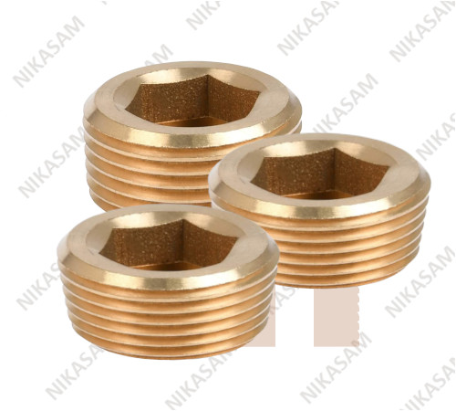 Brass Internal Hex End Plug