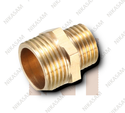 Brass Pipe Fitting Male To Male Adaptor