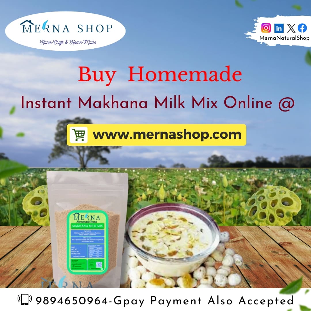 Buy Homemade Instant Makhana Milk Mix Online