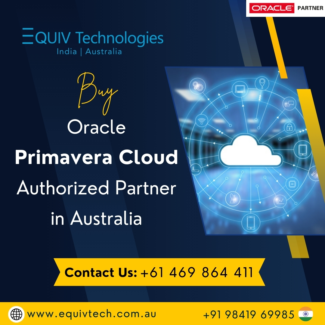 Buy Oracle Primavera Cloud Authorized Partner In Australia