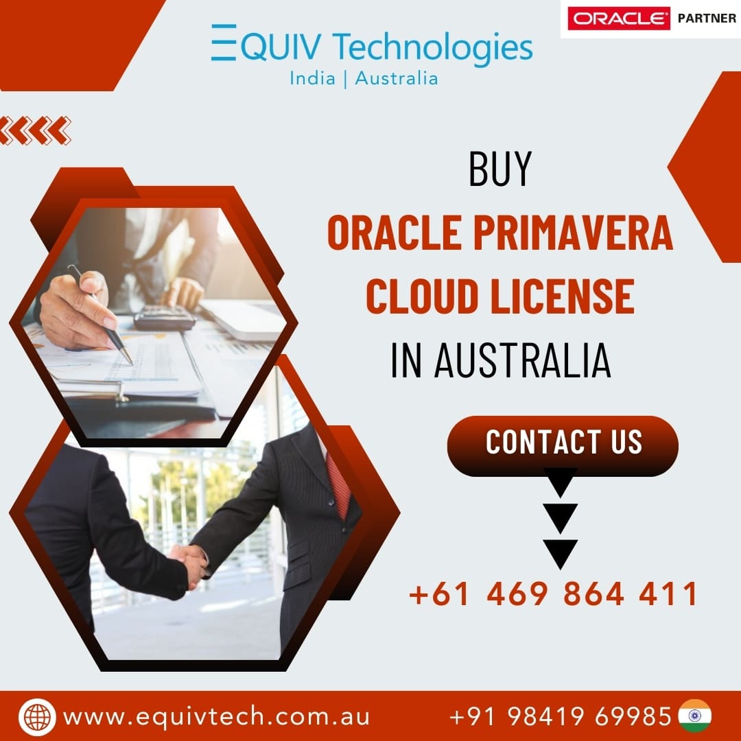 Buy Oracle Primavera Cloud License In Australia