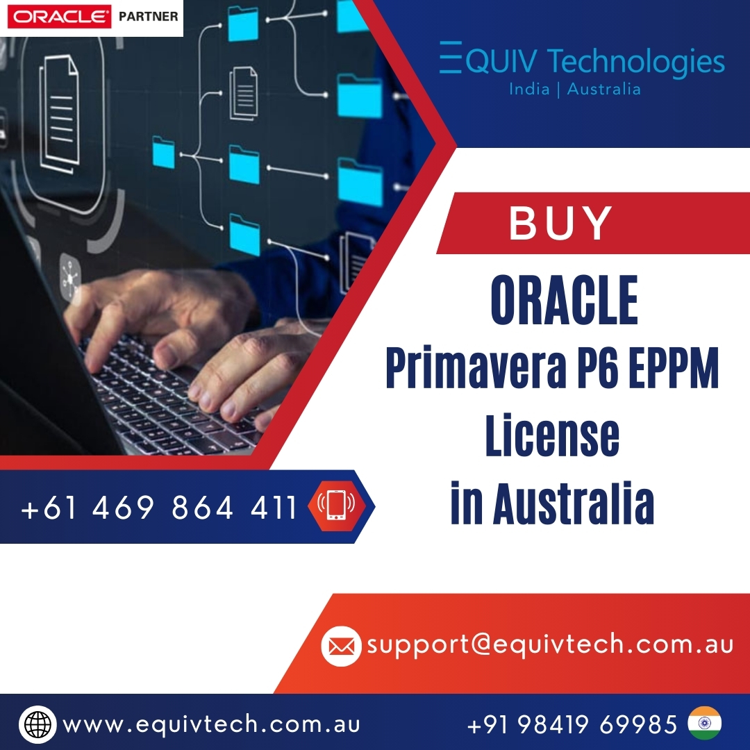 Buy Oracle Primavera P6 Eppm License In Australia