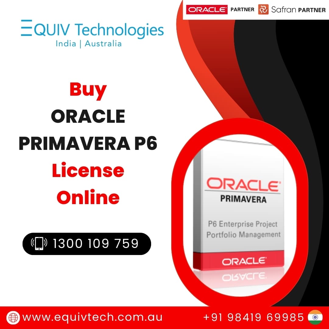 Buy Oracle Primavera P6 License Online