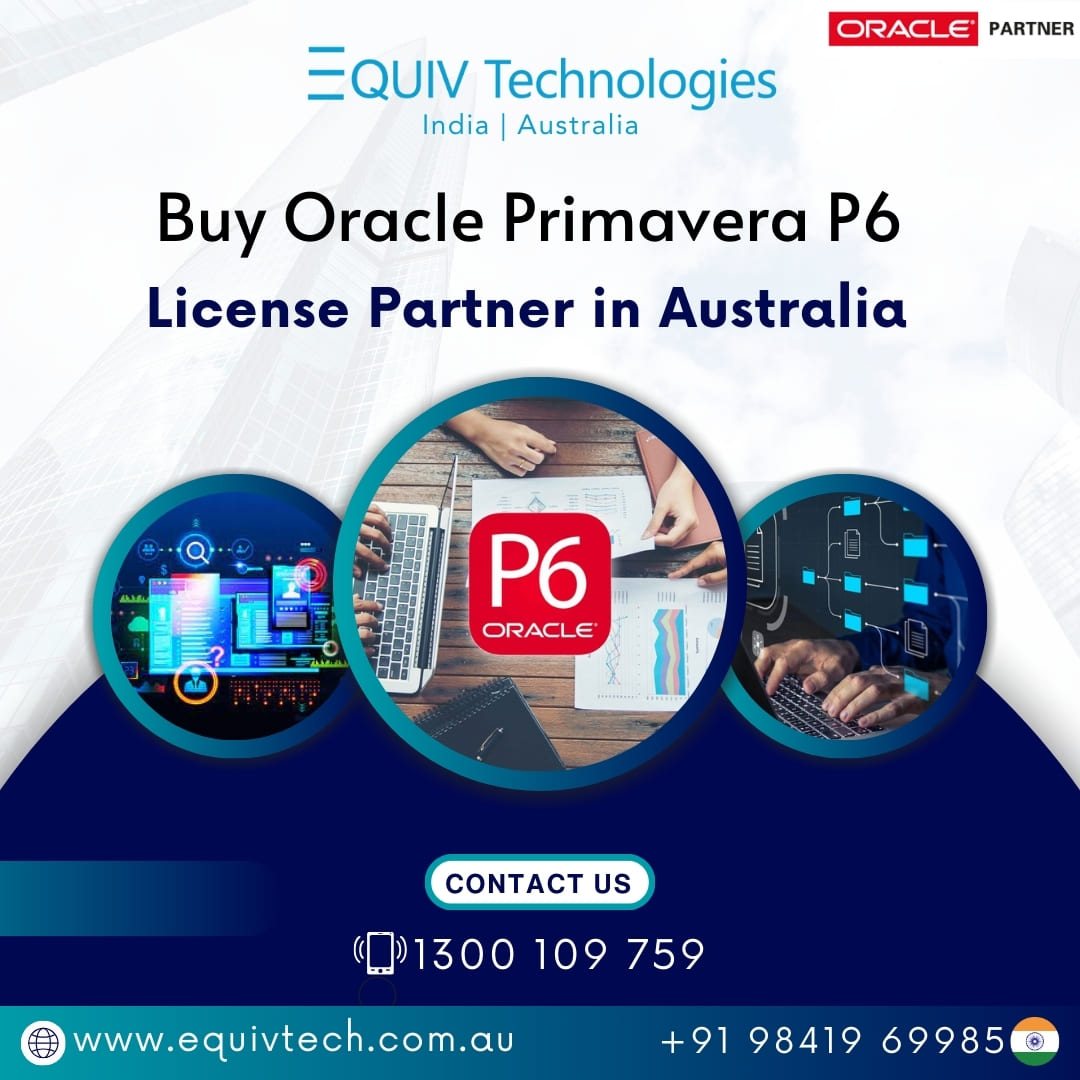 Buy Oracle Primavera P6 License Partner In Australia