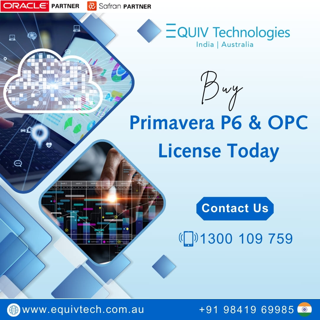 Buy Oracle Primavera P6 And Opc License Today