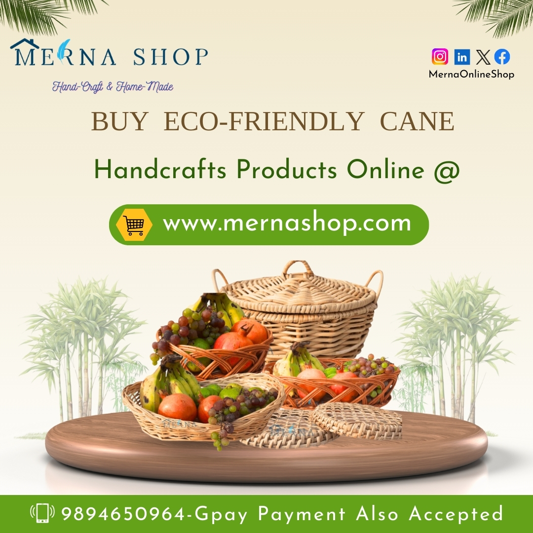 Buy Eco Friendly Cane Handicraft Products Online