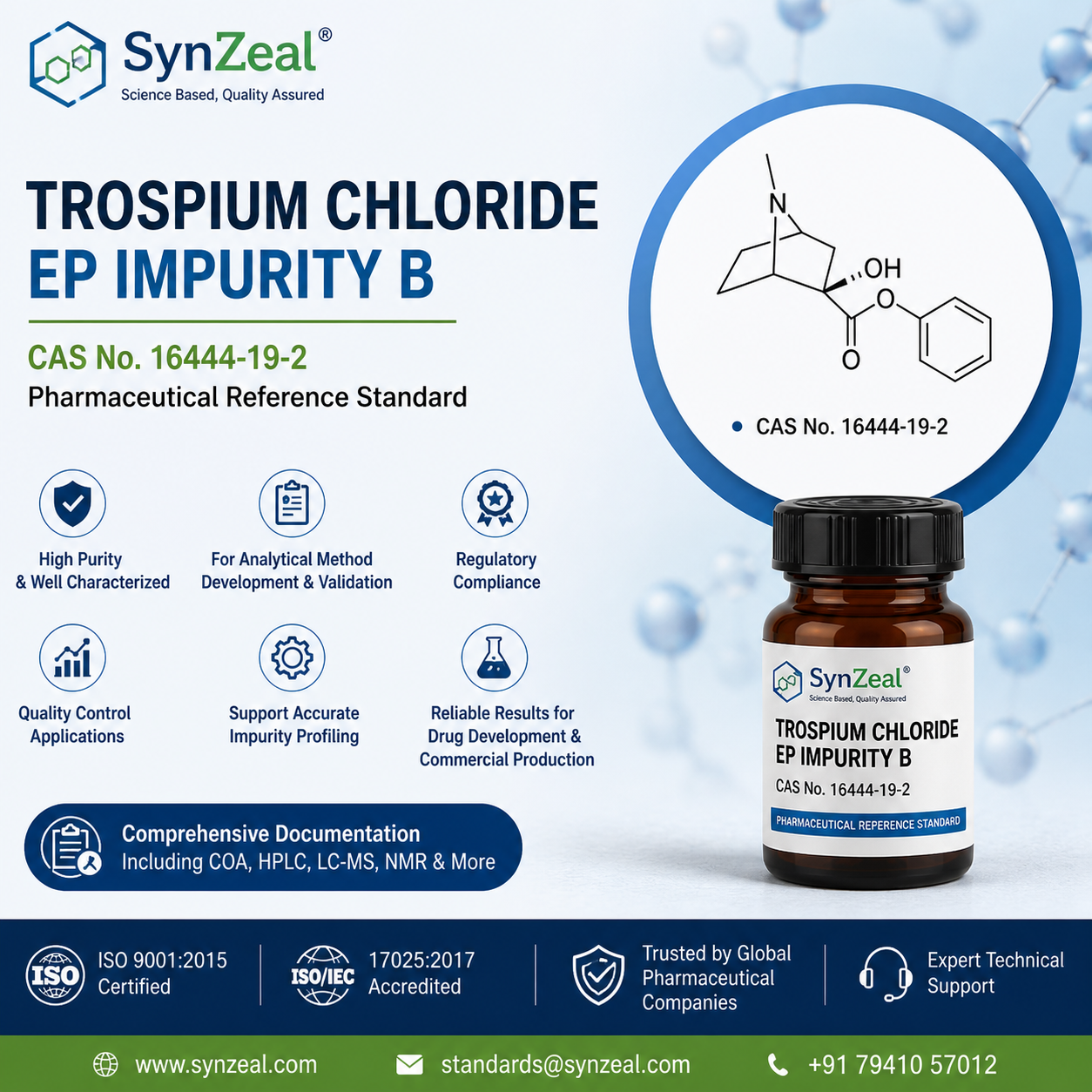 Trospium Chloride Ep Impurity B | Pharmaceutical Reference Standard