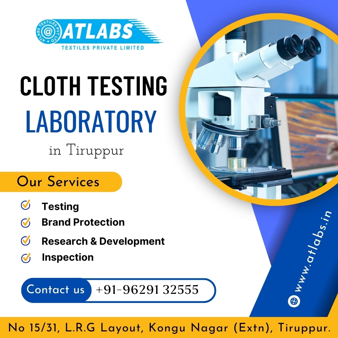 Cloth Testing Laboratory In Tiruppur