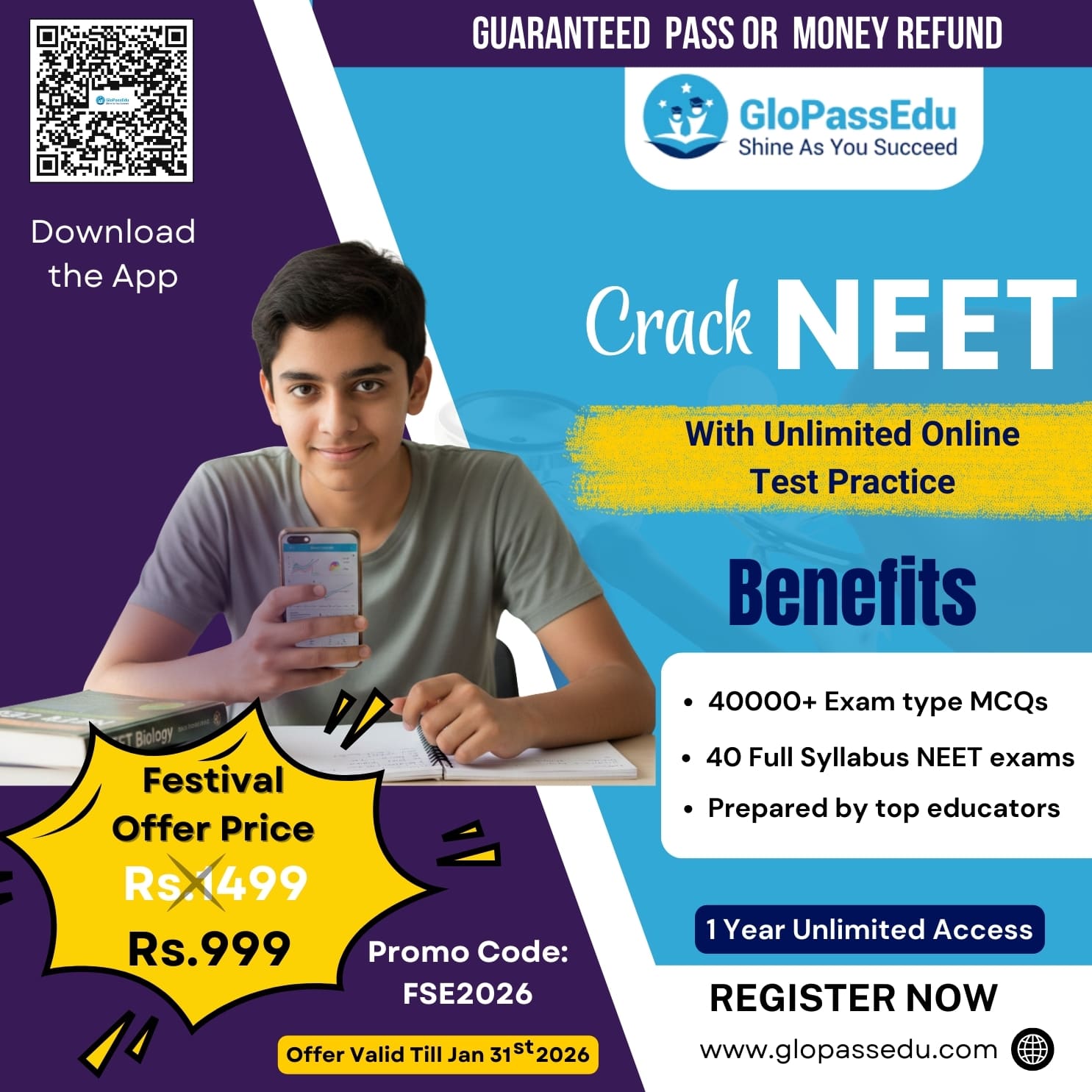 Neet Online Mock Test – Unlimited Practice At Festival Offer