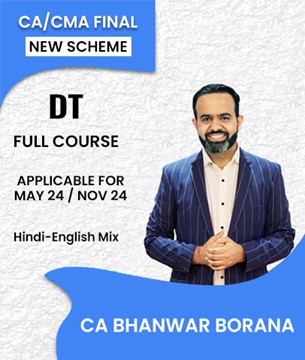 Ca / Cma Final Direct Tax Full Course By Ca Bhanwar Borana