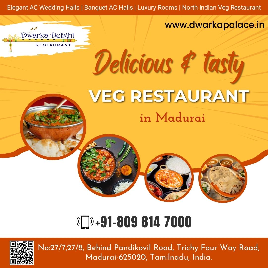 Delicious And Tasty Veg Restaurant In Madurai