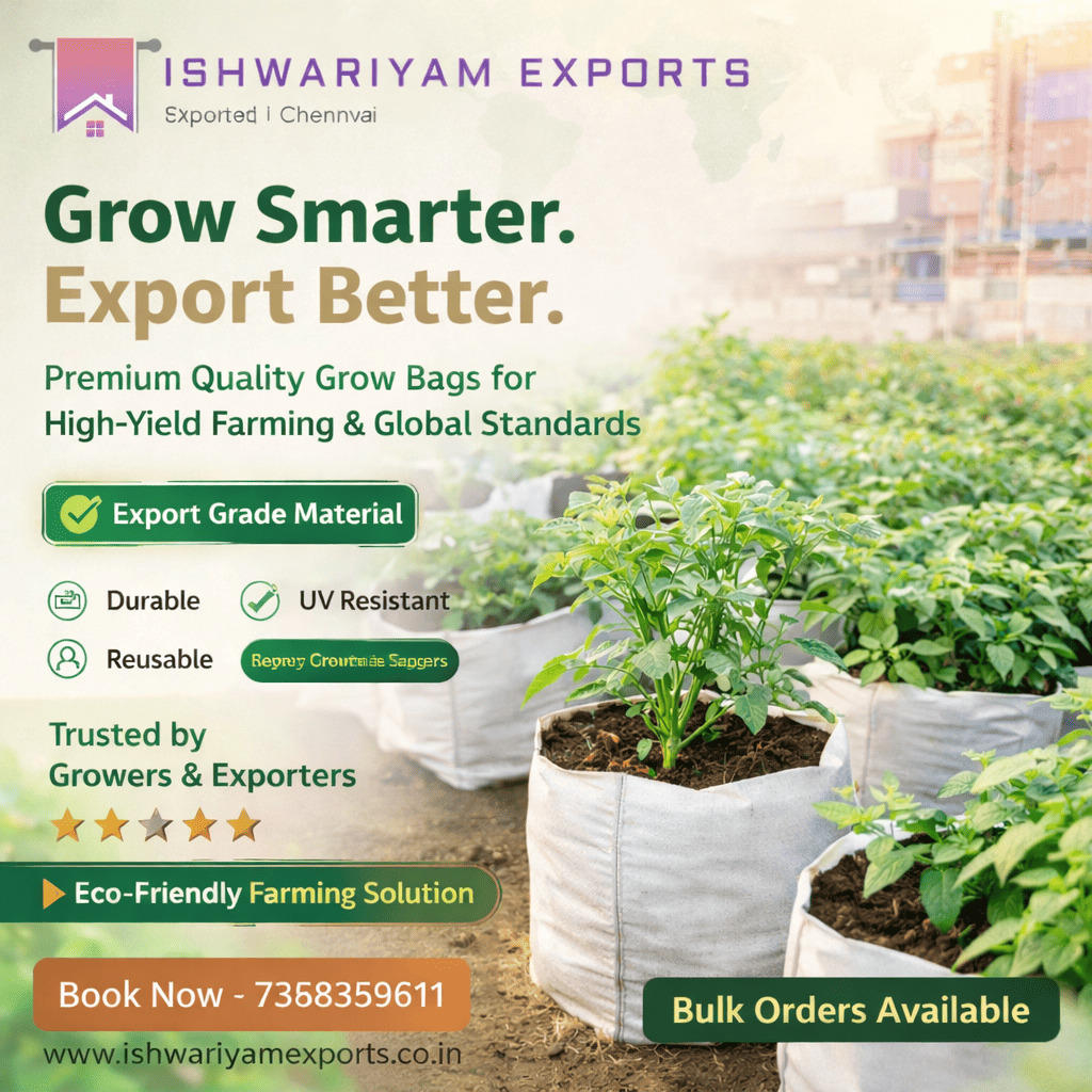 Eco Friendly Grow Bags Manufacturer For Farmers And Exporters