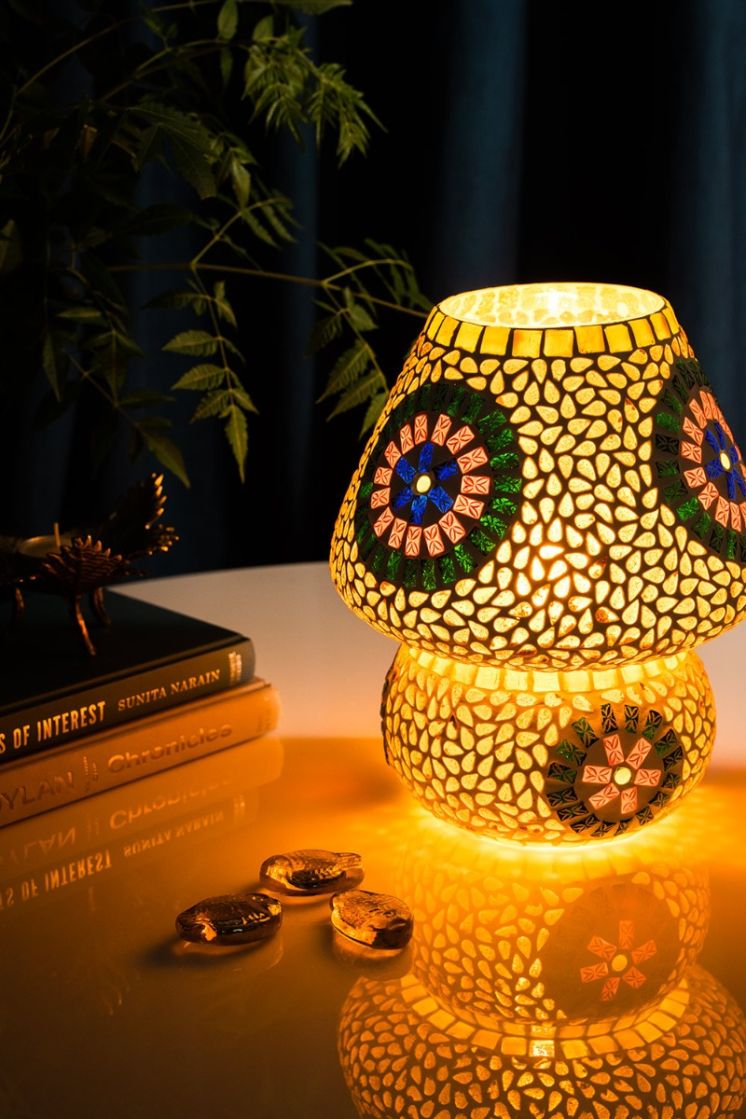 Glass mosaic lamps