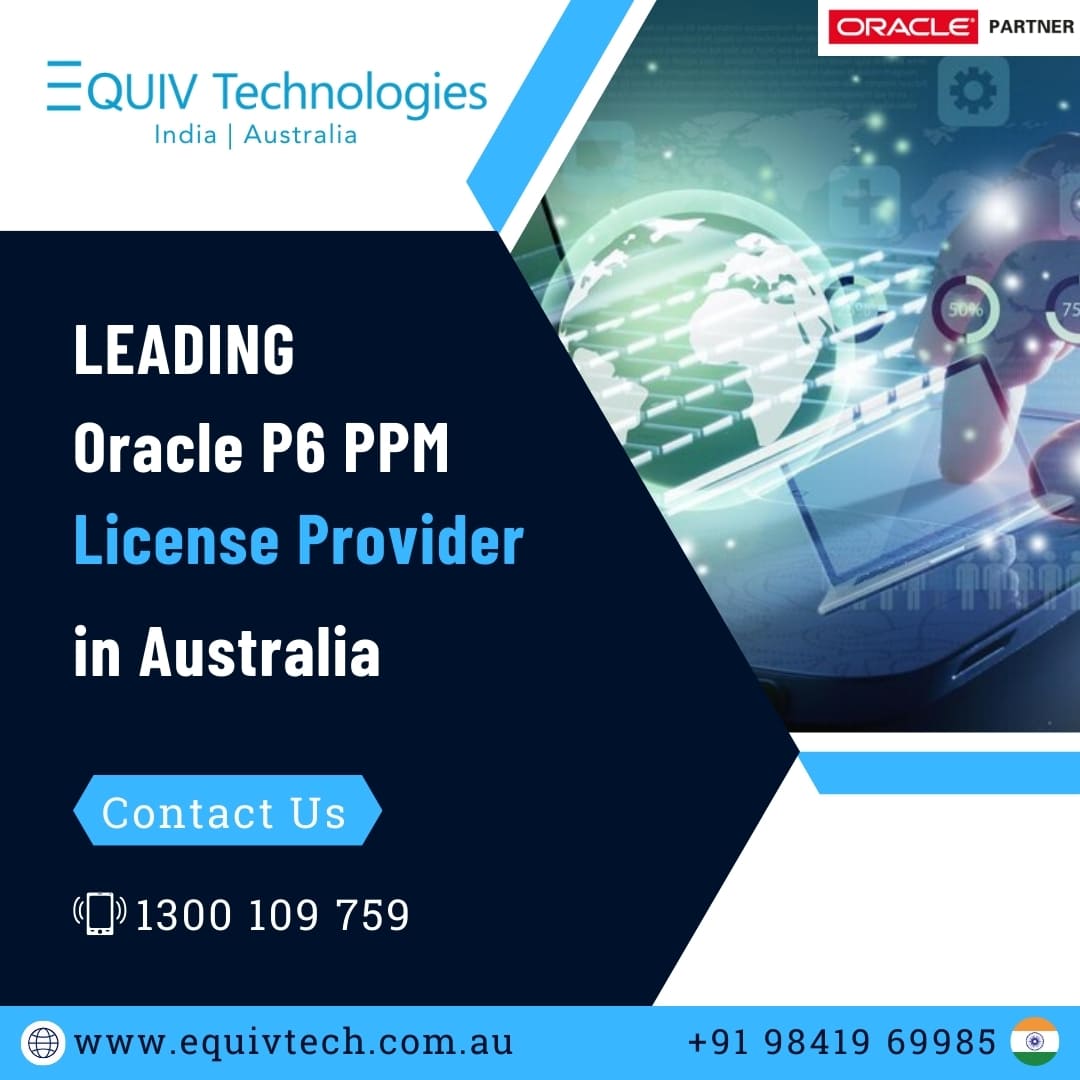 Leading Oracle P6 Ppm License Partner In Australia