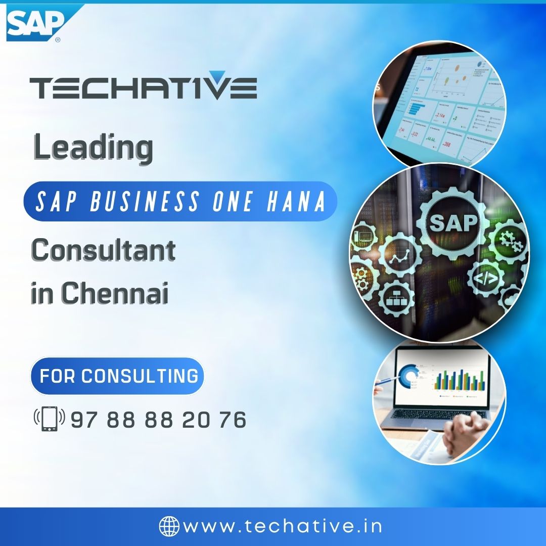 Leading Sap Business One Hana Consultant In Chennai