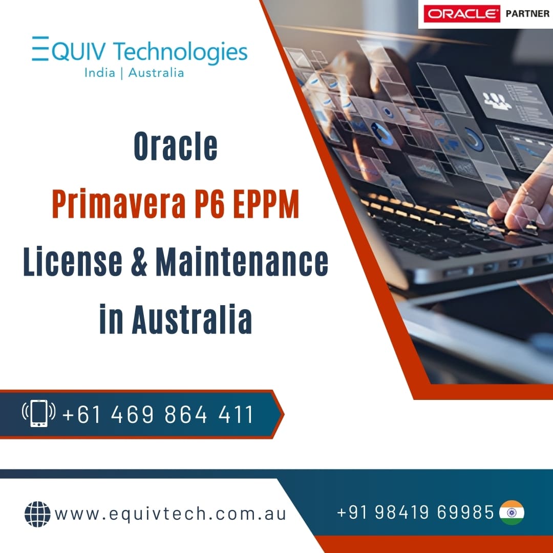 Oracle Primavera P6 Eppm License & Maintenance In Australia