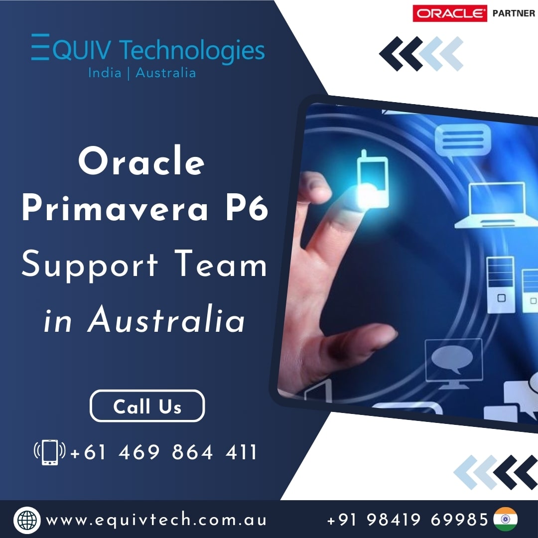 Oracle Primavera P6 Support Team In Australia