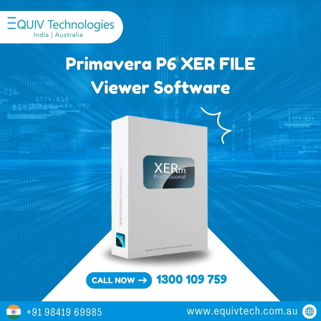 Primavera P6 Xer File Viewer Software