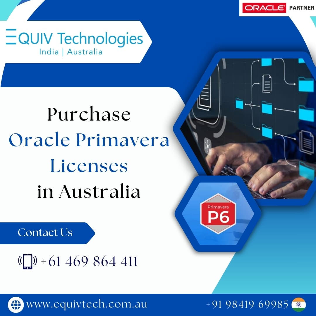 Purchase Oracle Primavera Licenses In Australia