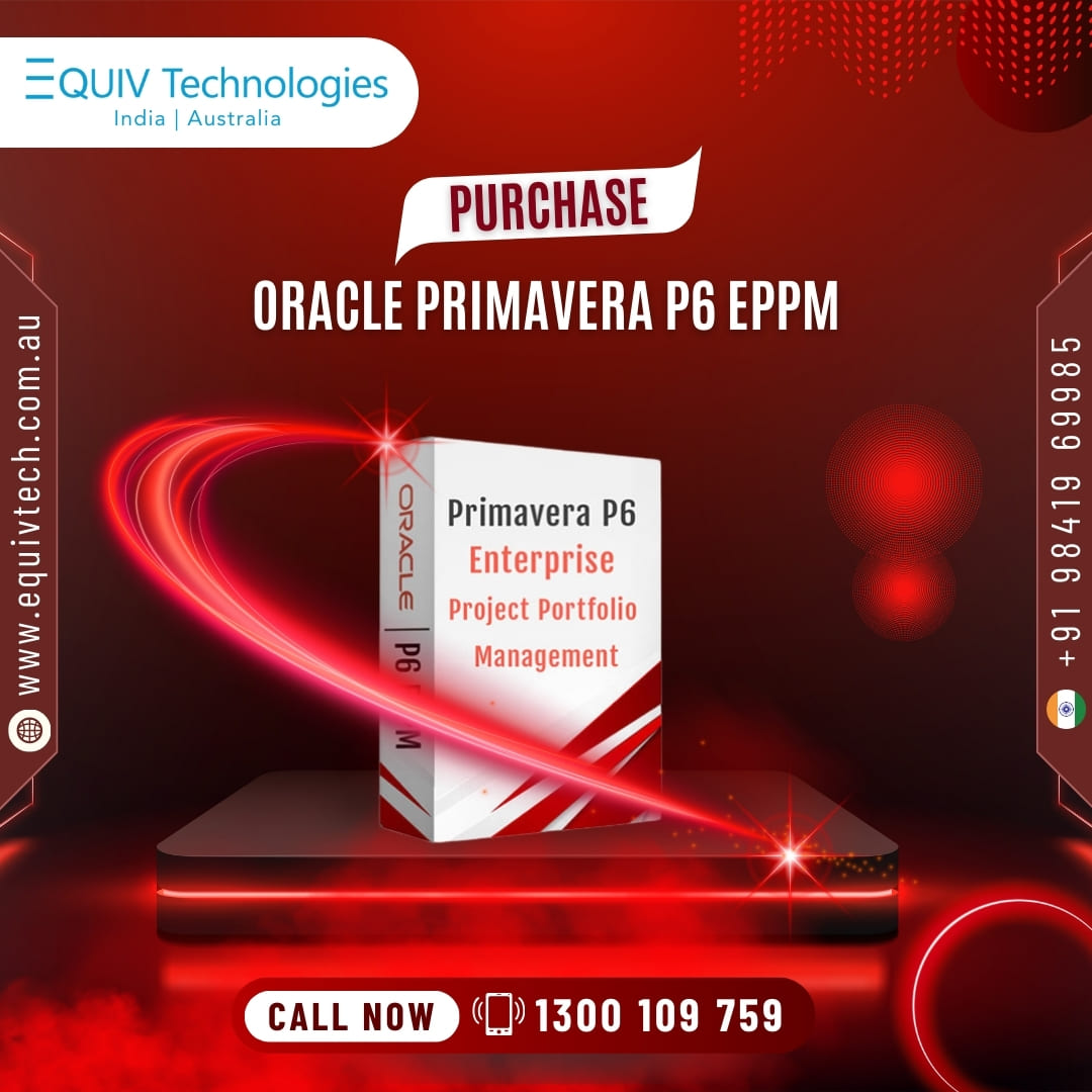 Purchase Oracle Primavera P6 Eppm