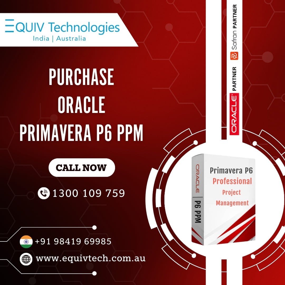 Purchase Oracle Primavera P6 Ppm