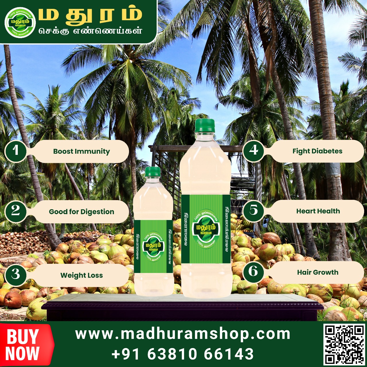 Traditional Chekku Coconut Oil Manufacturers In Dindigul