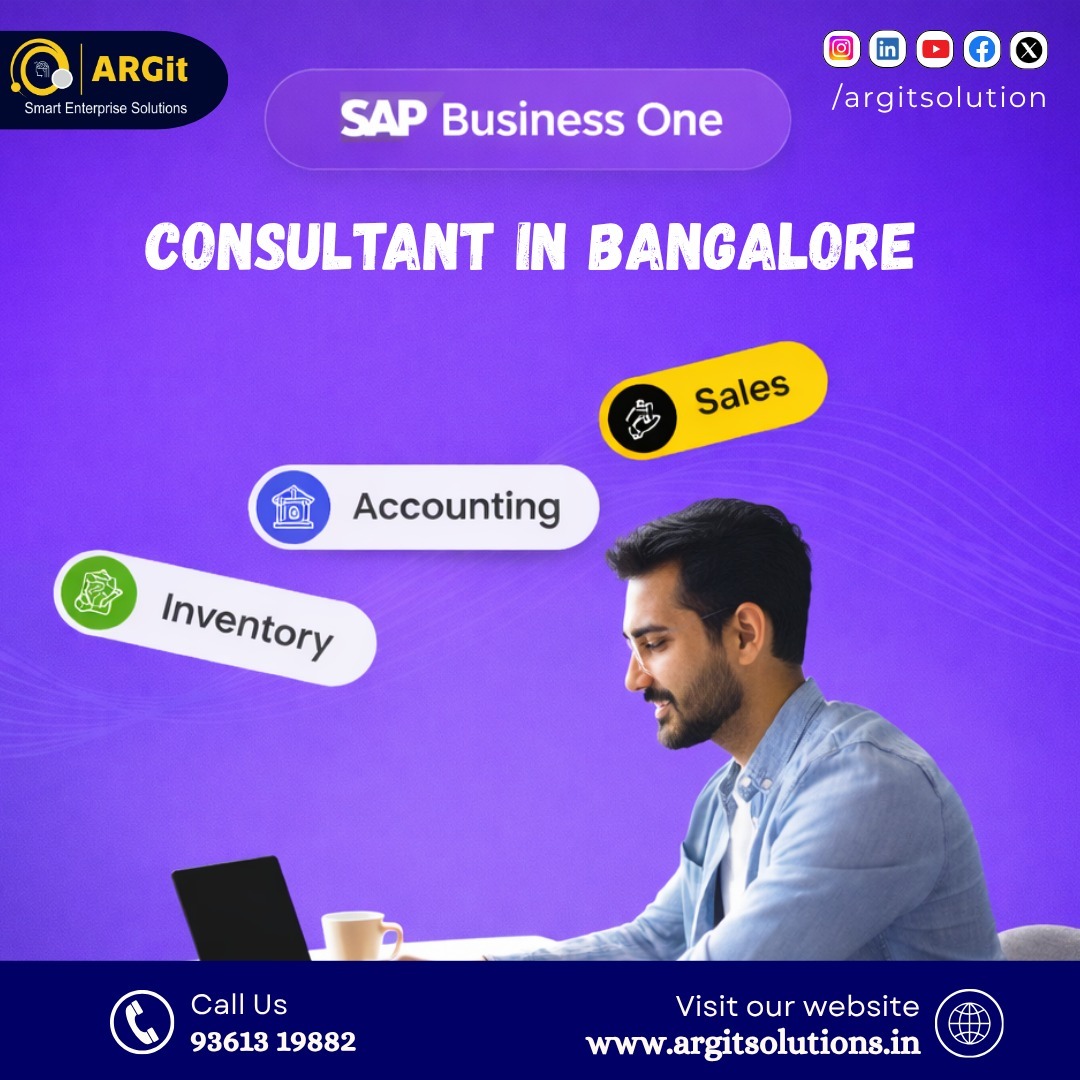 Sap Business One Consultant In Bangalore For Growing Businesses