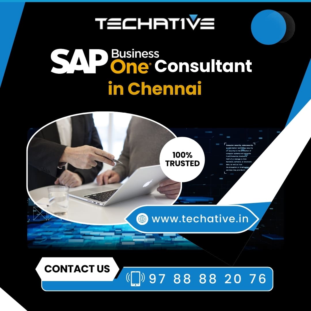 Sap Business One Consultant In Chennai