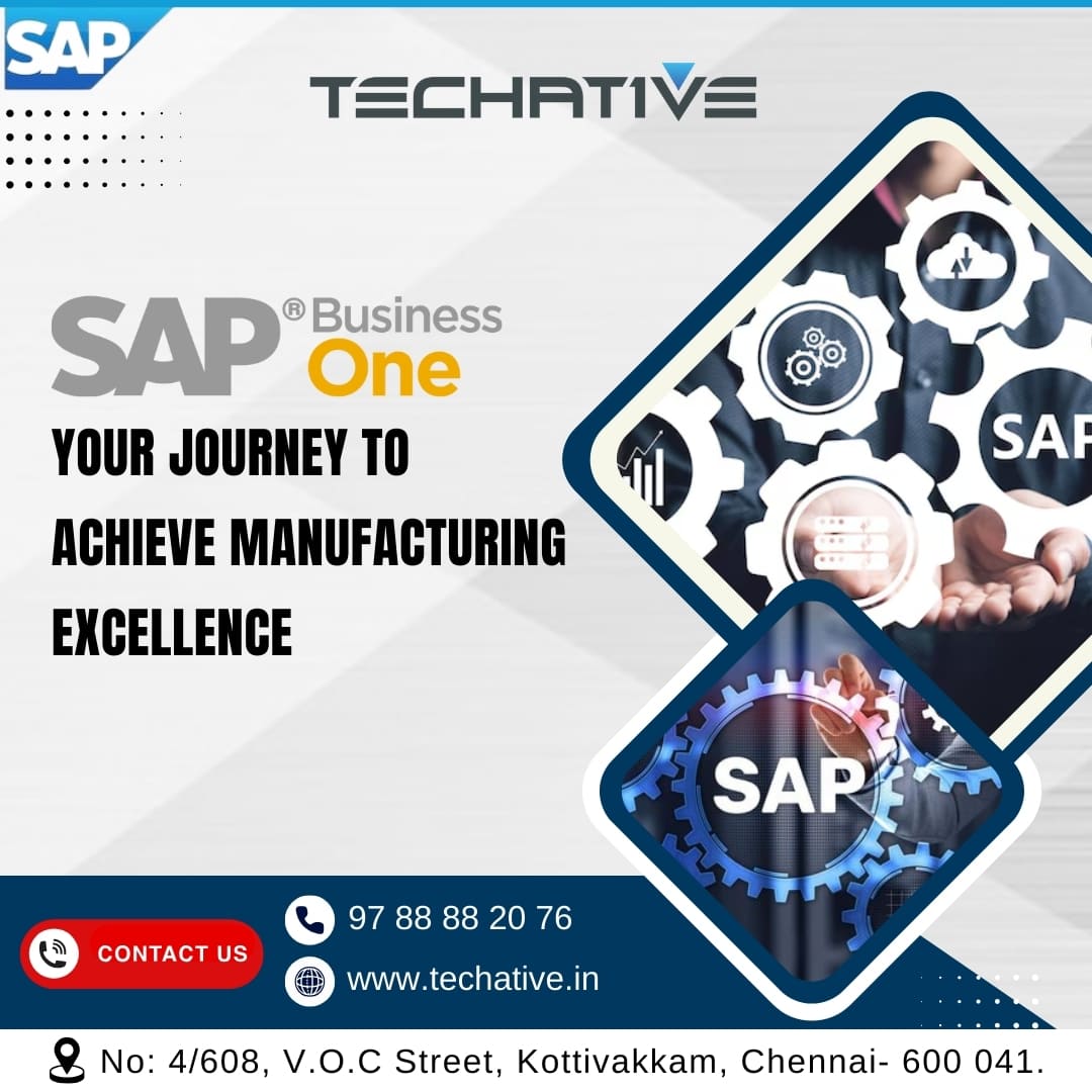 Sap Business One To Achieve Manufacturing Excellence