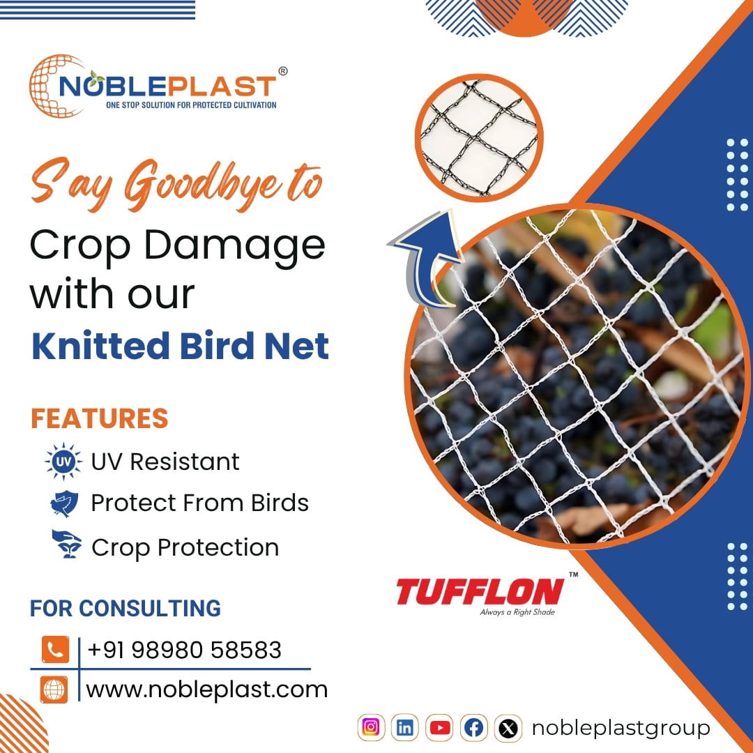 Say Good Bye To Crop Damage With Our Knitted Bird Net