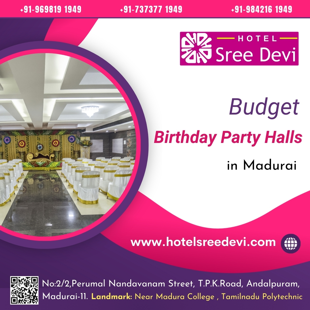 Hotel Sreedevi - The Best Ac Banquet Halls In Madurai