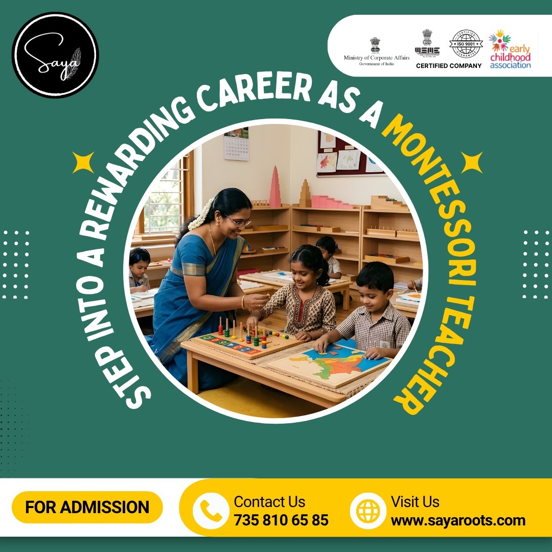 Montessori Teacher Training Course - Admission Open Now