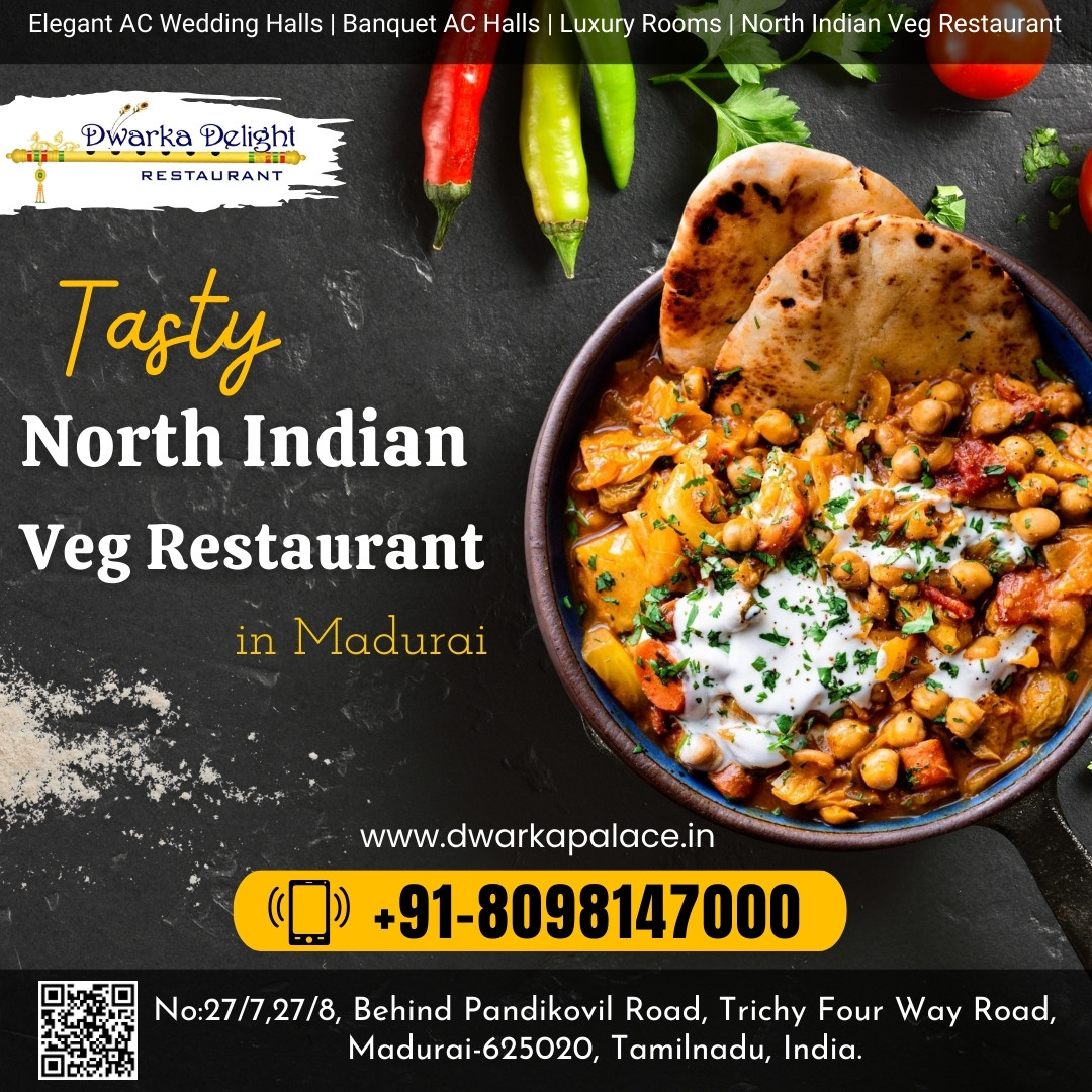 Tasty North Indian Veg Restaurant In Madurai