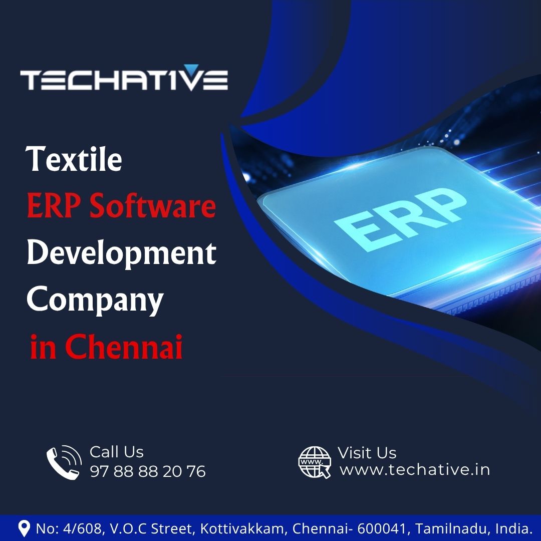 Textile Erp Software Development Company In Chennai