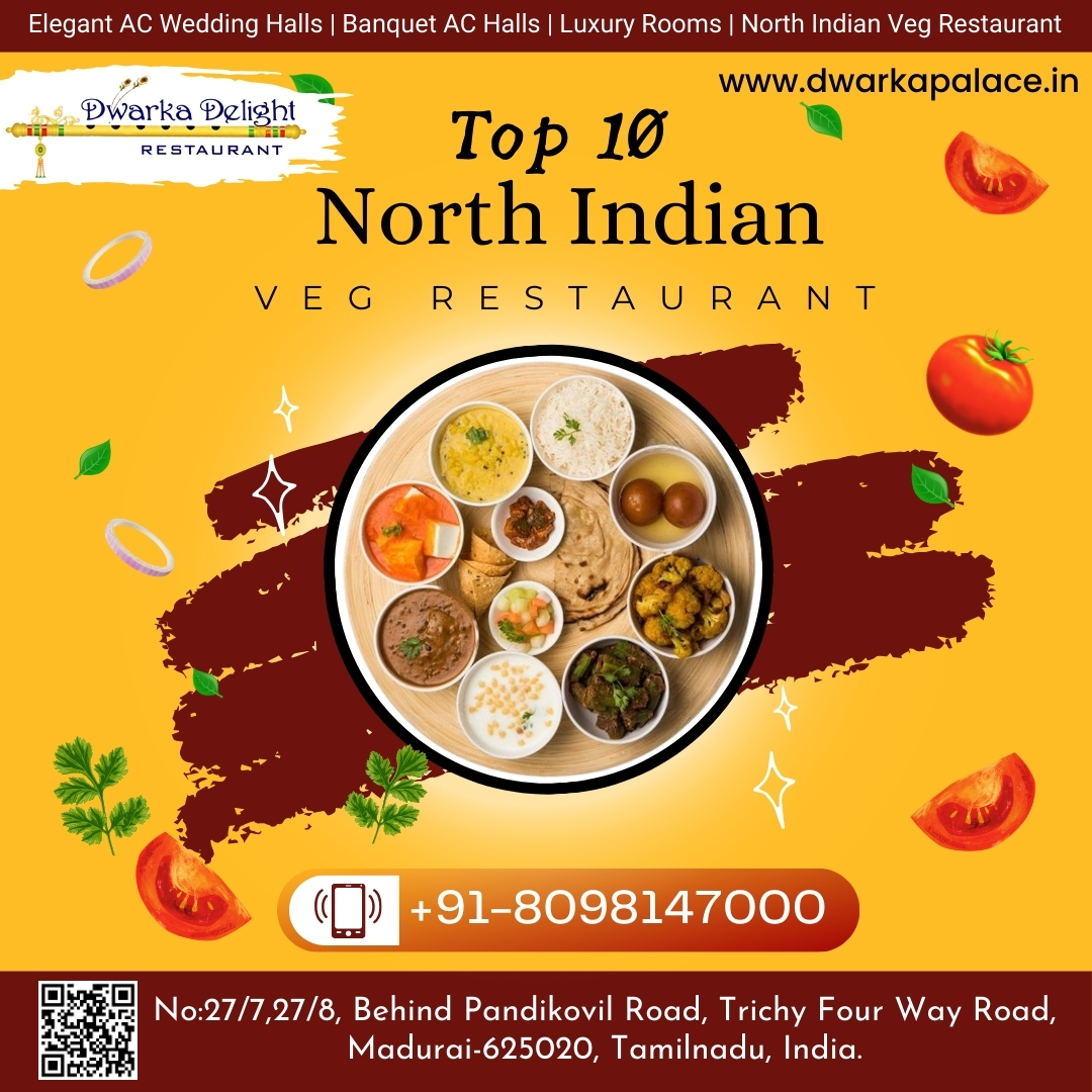 Top 10 North Indian Veg Restaurant In Madurai