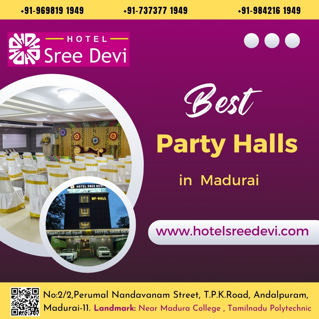Best Banquet Halls In Madurai-hotel Sree Devi