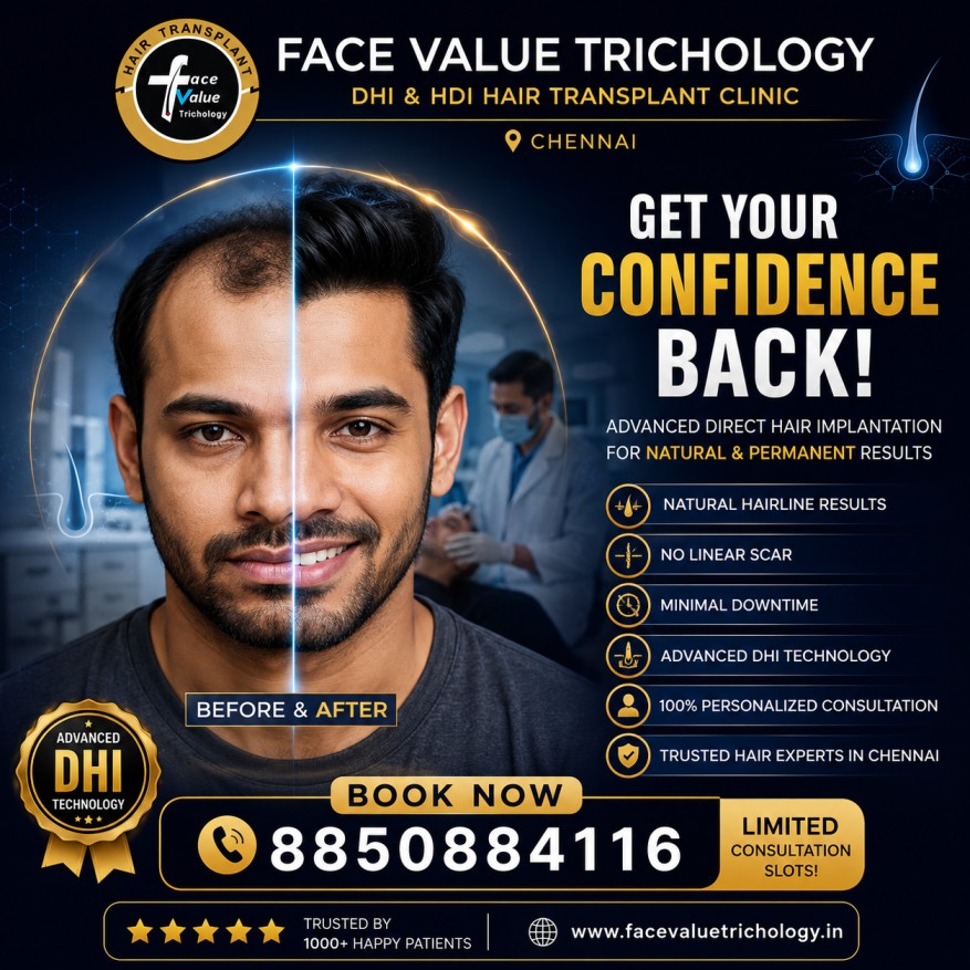 Transform Hair Loss Into Confidence With Advanced Dhi Hair Transplant