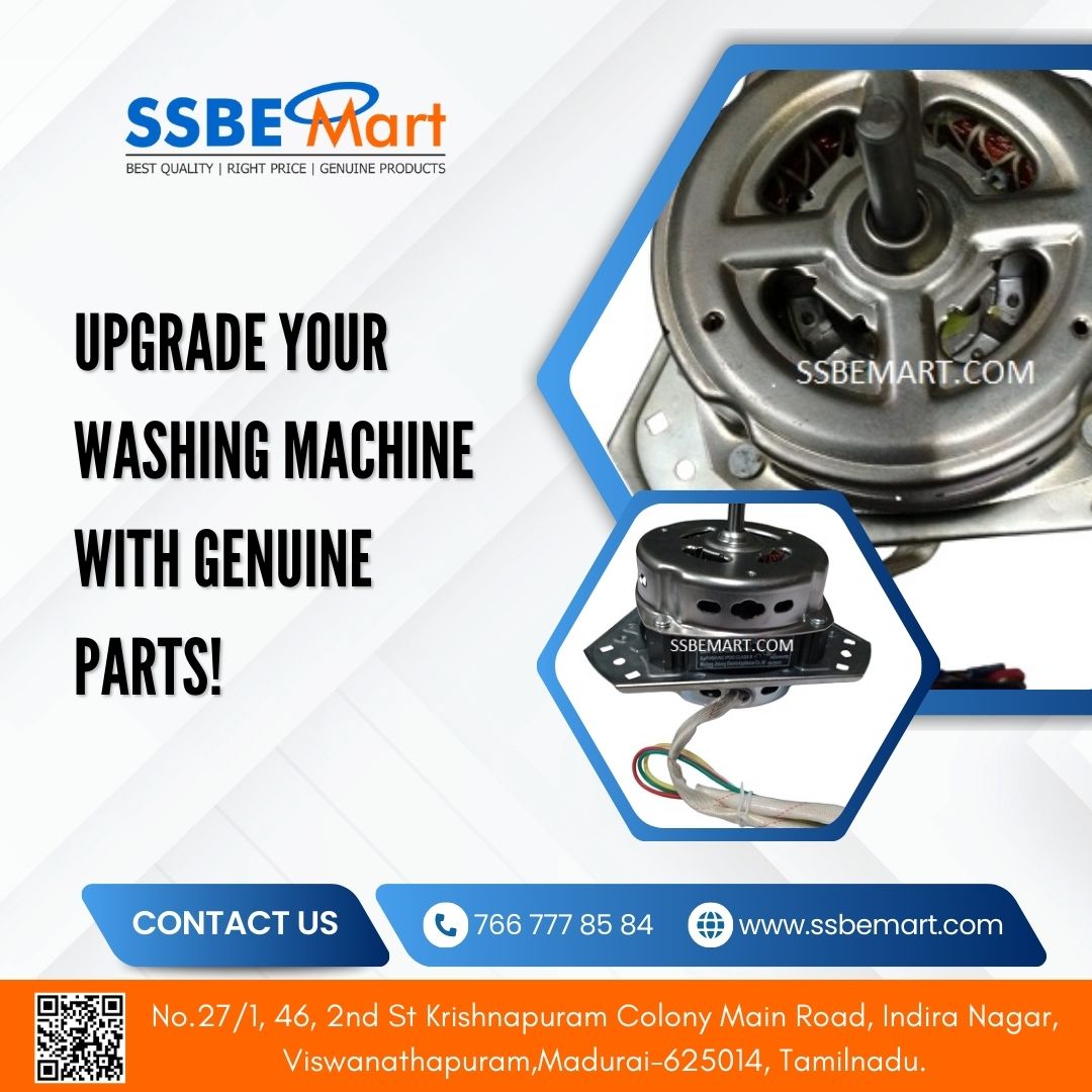 Upgrade Your Washing Machine With Genuine Parts