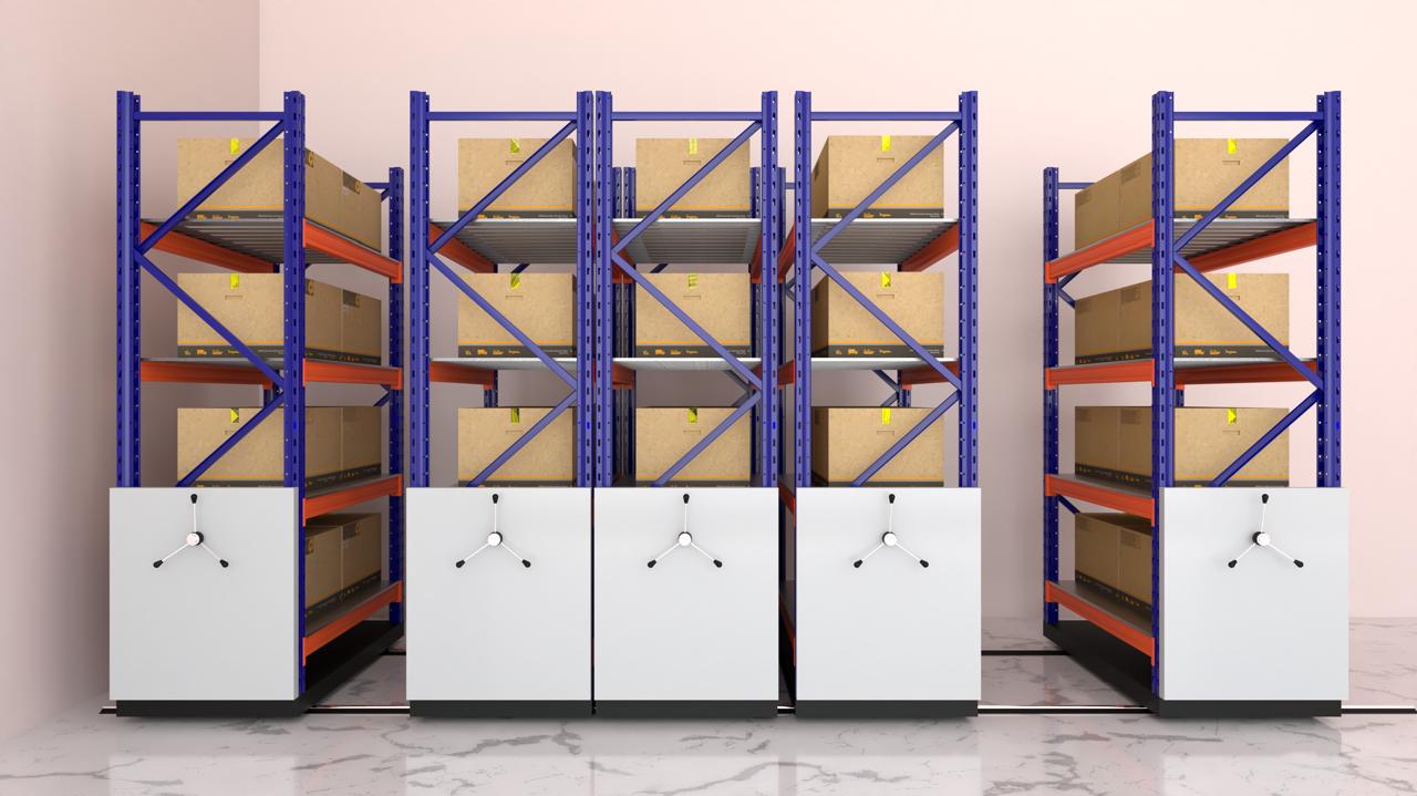 Heavy Duty Mobile Compactor Storage System