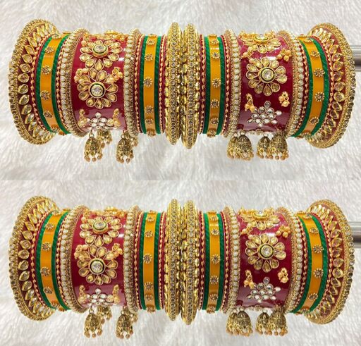 Shimmering Colorful Bracelet & Bangles