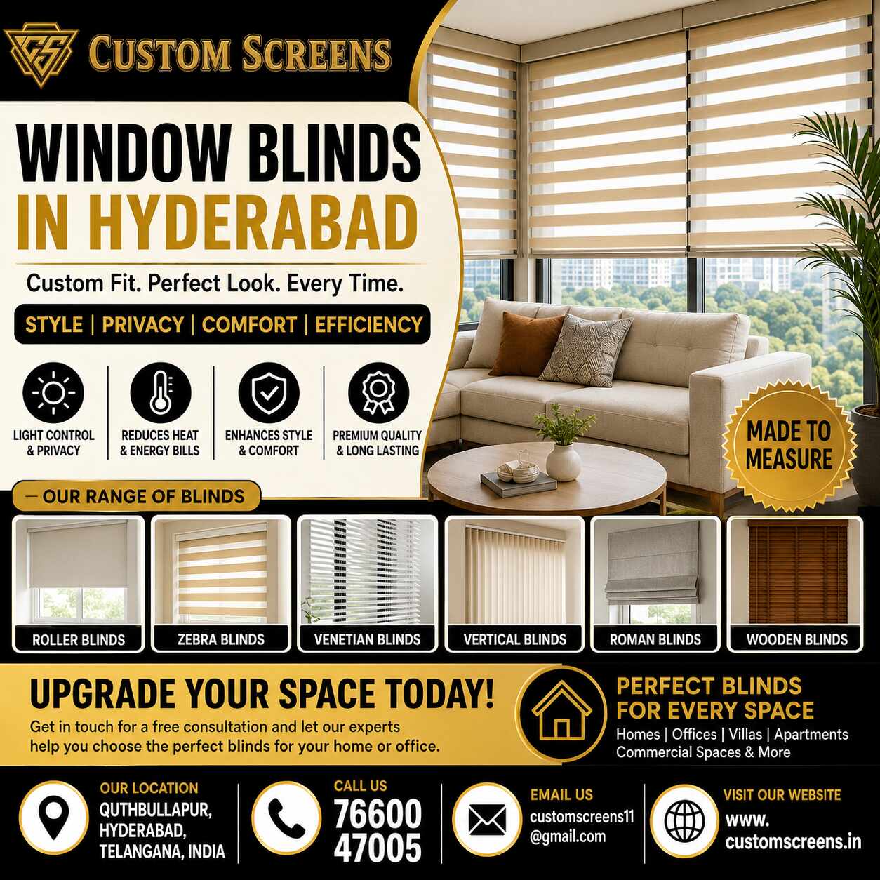 Window Blinds In Hyderabad